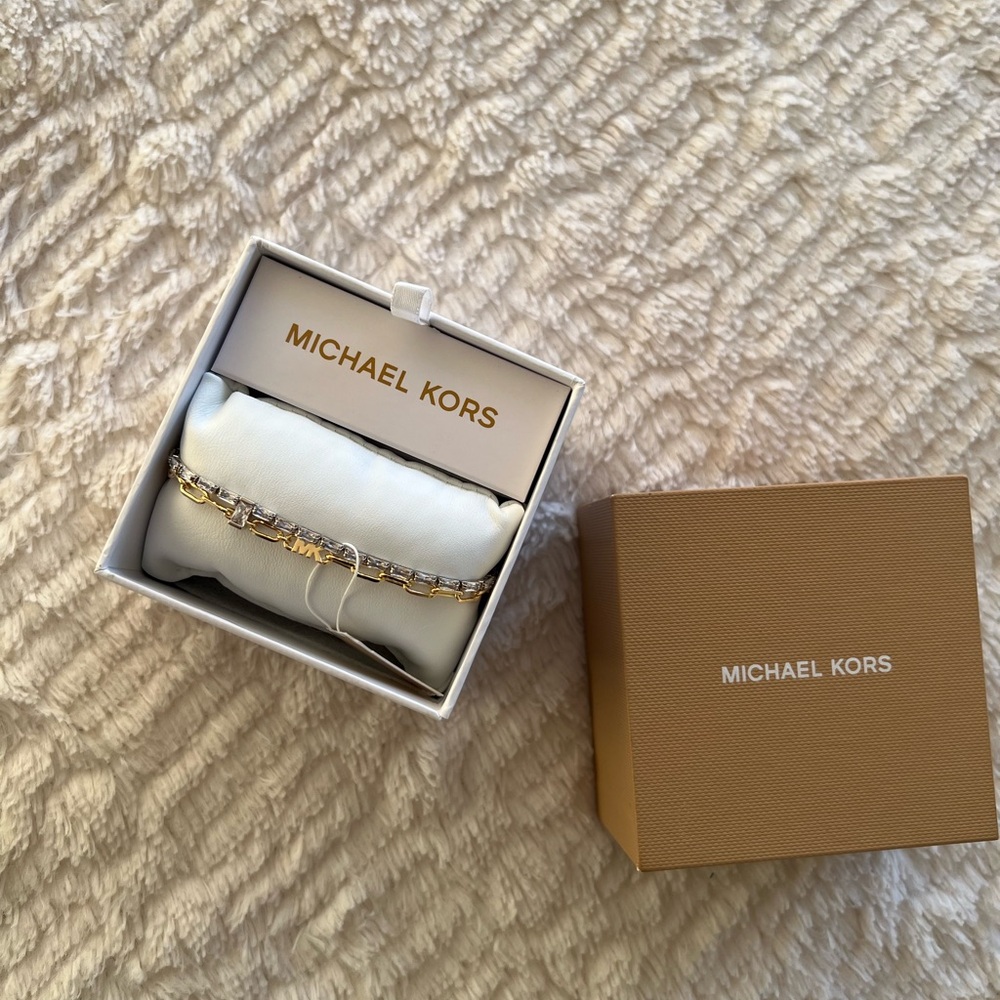 Michael Kors Two-Tone Chain Bracelet